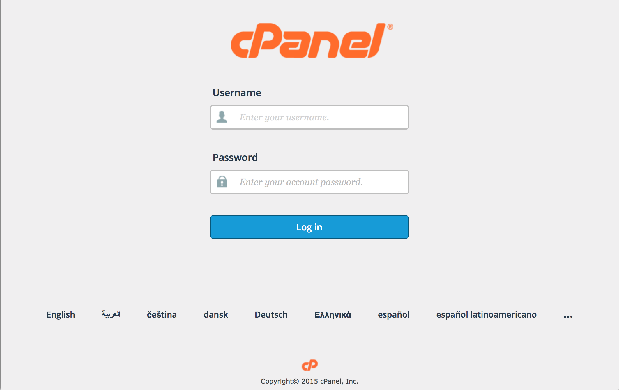 cpanel webmail login